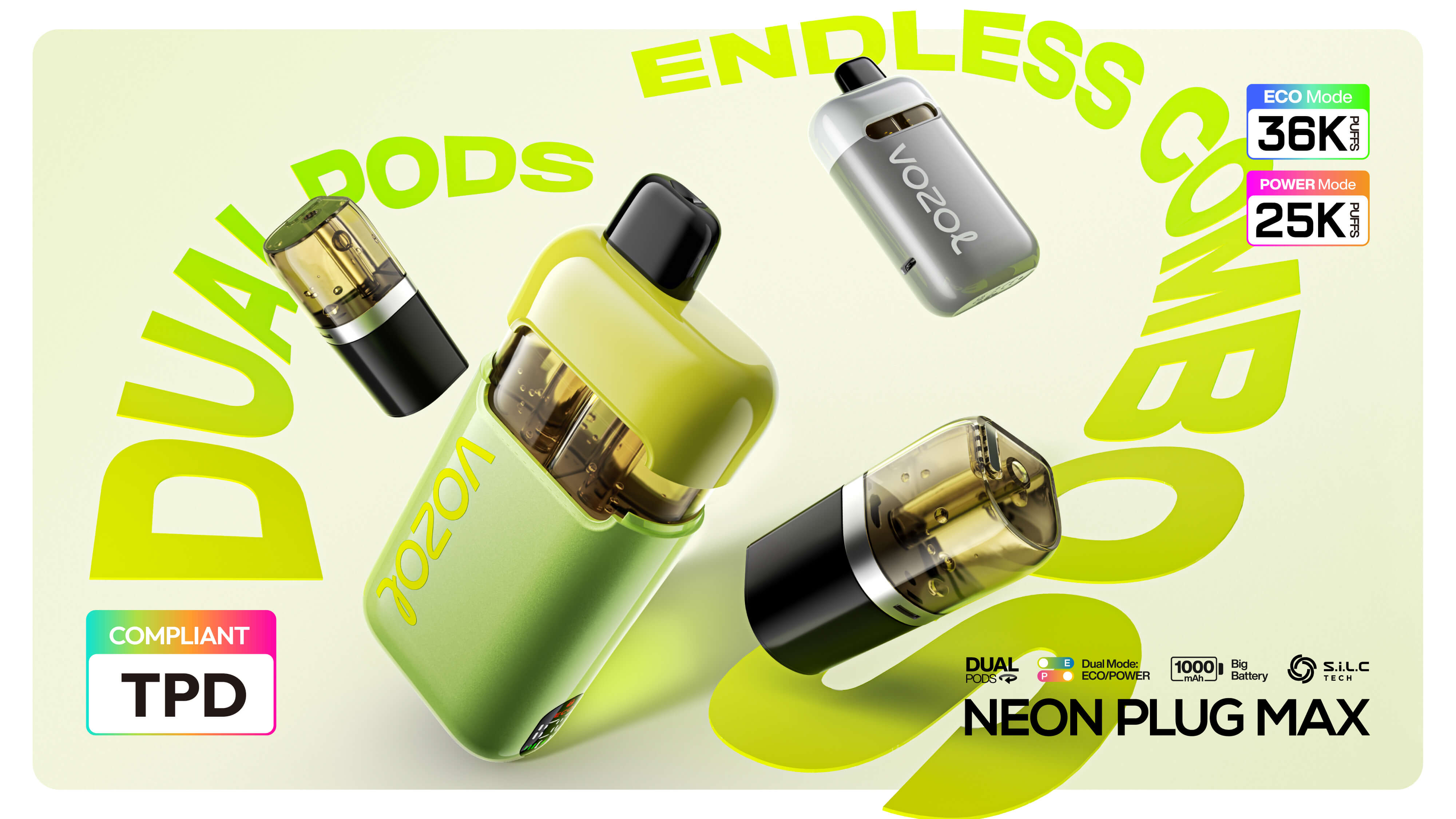 vozol vista plug refill Vozol Vista Plug 10K Vape Refill Pod | £5/PCS main image 0